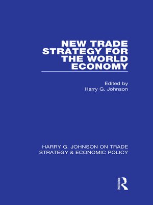 cover image of New Trade Strategy for the World Economy